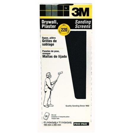 3M 3m 220 Grit Pro-Pak Drywall Sanding Screens  99436NA 51144994366